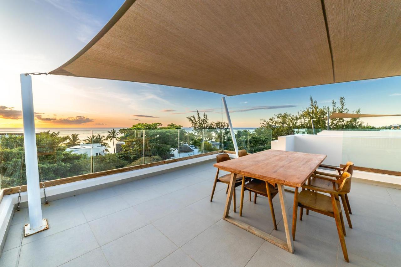 Penthouse 13 - One Bay Residence With Private Rooftop Terrace And Dip In Pool Pereybere Beach Екстер'єр фото